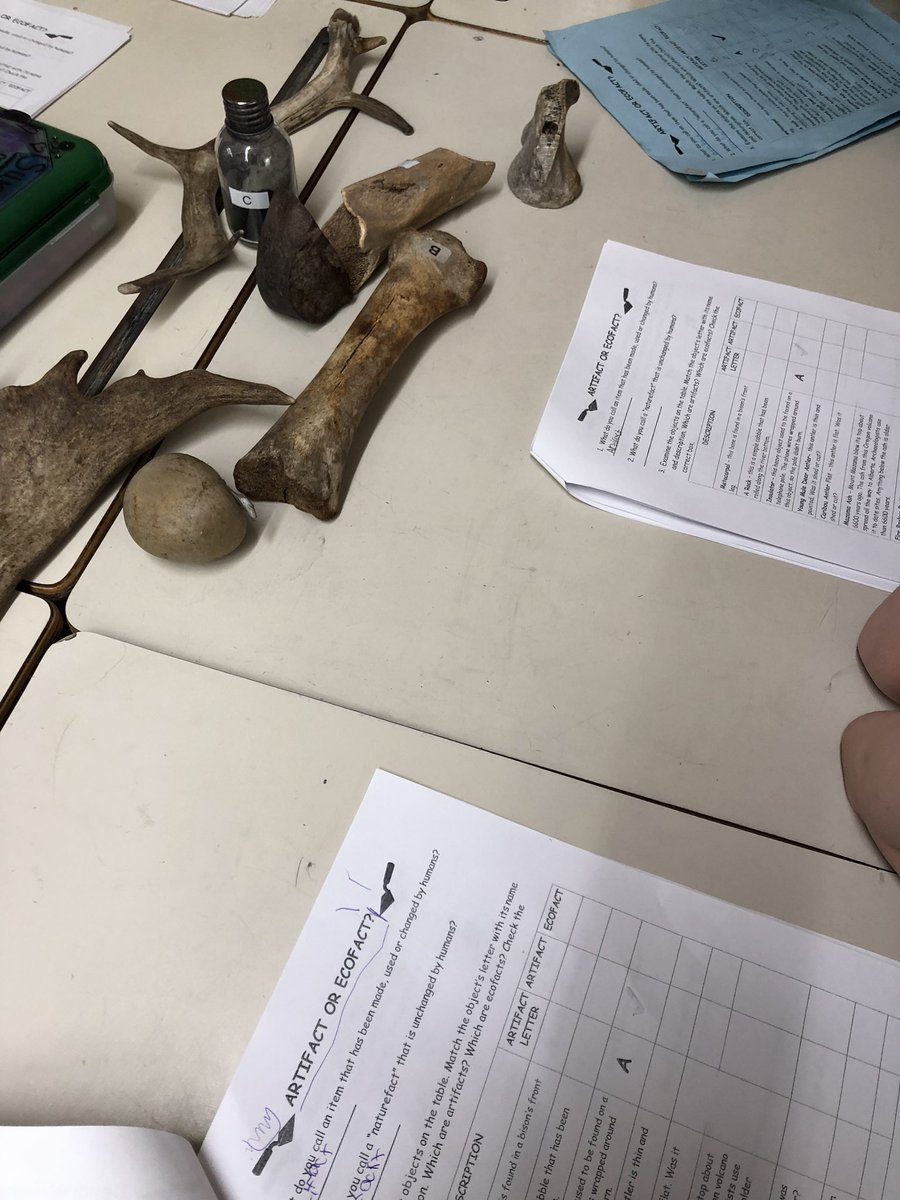 fcsfearless4s's tweet photo. Discover Archeology - interactive, engaging and we learned a lot about how artifacts teach history.  Thank you  Glenbow Park Ranch Foundation! https://t.co/SPm9hr9OvF