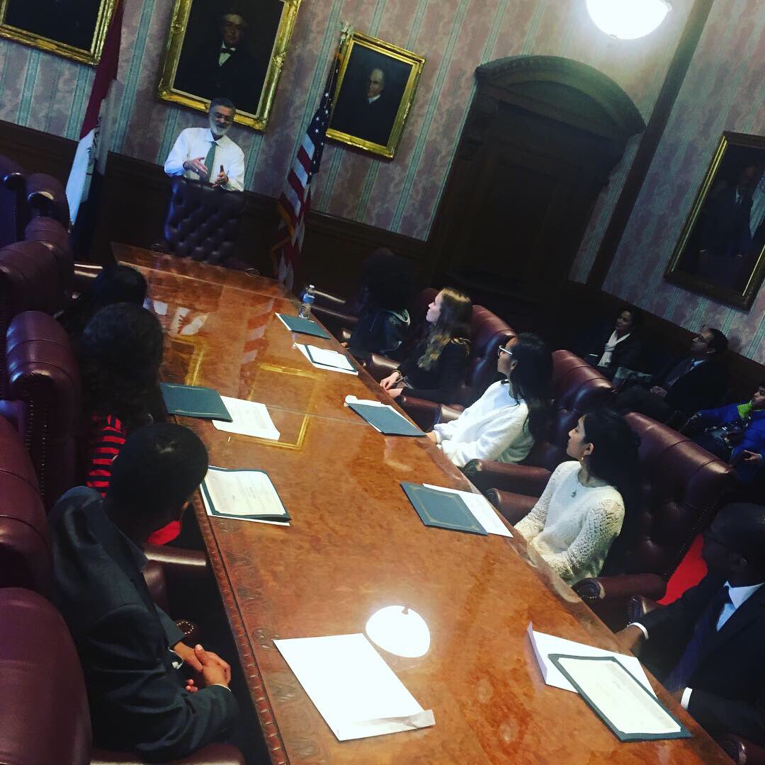 stopthehateUS's tweet image. The top ten 2019 #StopTheHate essay contest finalists meet with Mayor Frank Jackson tonight. Thank you @cityofcleveland for supporting these student #upstanders! #cleveland  #northeastohio #diversity  #inclusion