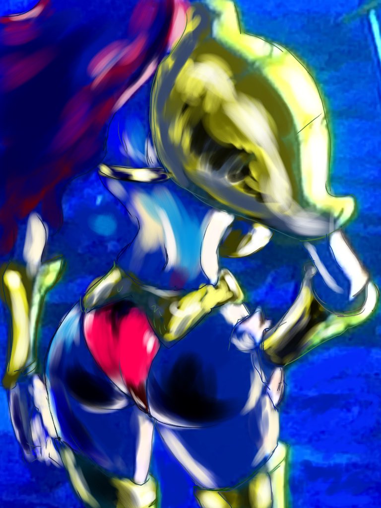 G Faure モティーダ 模写です お尻大きくなってます バカラ Filmgold Onepiece 厚塗り風です ナミたまちゃんのネタを頭で考えながら 修練する T Co Oclm7xbhbv Twitter