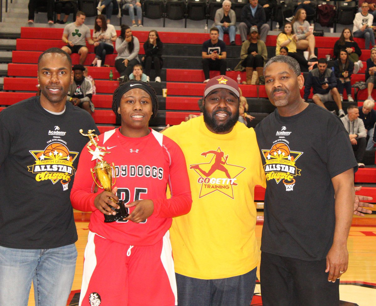 CoachMaysHIES's tweet photo. #NorthGaAllStarClassic 

Co-MVP &amp; MVP of the Women’s Game 

Co-MVP ‘19 Tija Blackwell @TijaTijaaa &amp; MVP ‘19 Chellia Watson @Chellia35

These two young ladies put on an offensive clinic during today’s contest

@ngaclassic 
#RepTheClassic https://t.co/S0haqy5mxO
