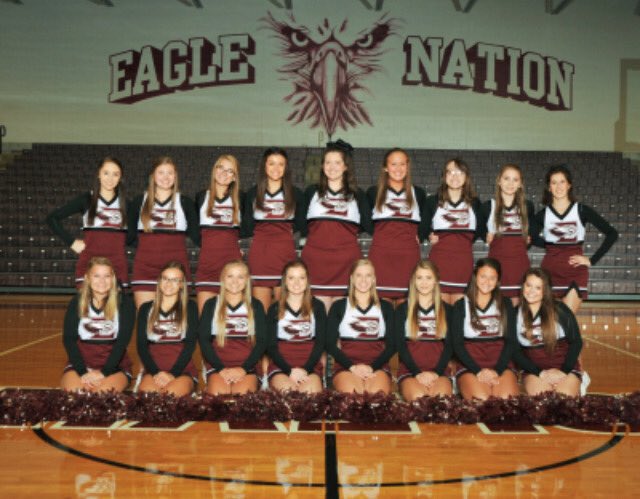 coachleeman's tweet image. A big shout out to these young ladies. I know you put in a lot of time and hard work. Thank you for representing Eagle Nation.