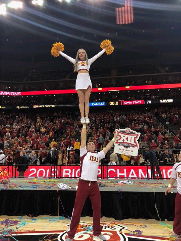 Brothers <a href="/nichols_alec/">Alec Nichols</a> and @BrandonCheney5 bringing home the hardware down in KC! #Big12Championship