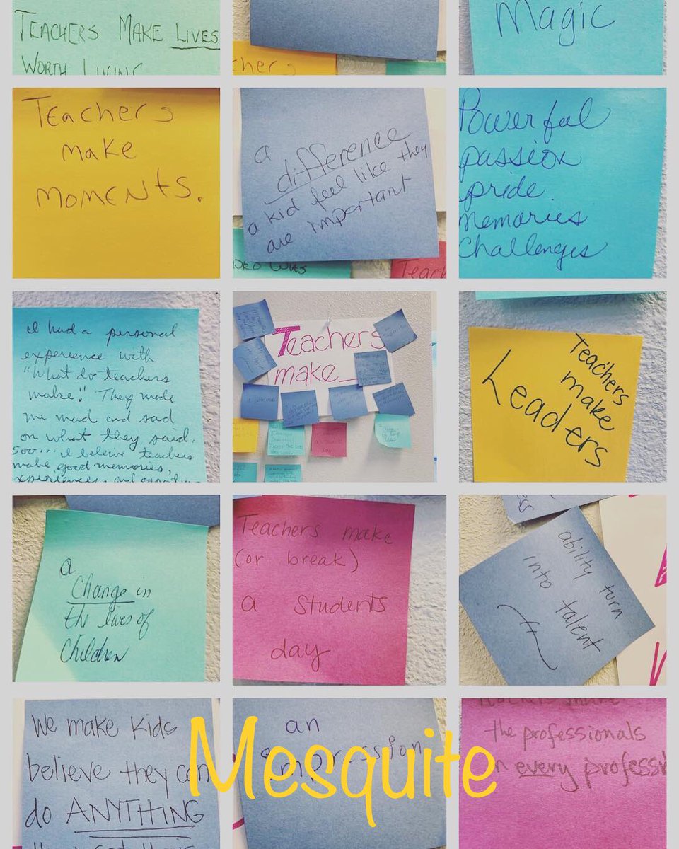 learn2leadLV's tweet photo. What do teachers make? They make a difference! 🙌🏼💙 #cohort3 #learn2lead @cjkorder @plpnvc @jencalimbahin @MsGraceAngel @PLOLady https://t.co/66zBpUziZe