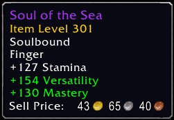 Check out this item I just got! [Soul of the Sea] #Warcraft