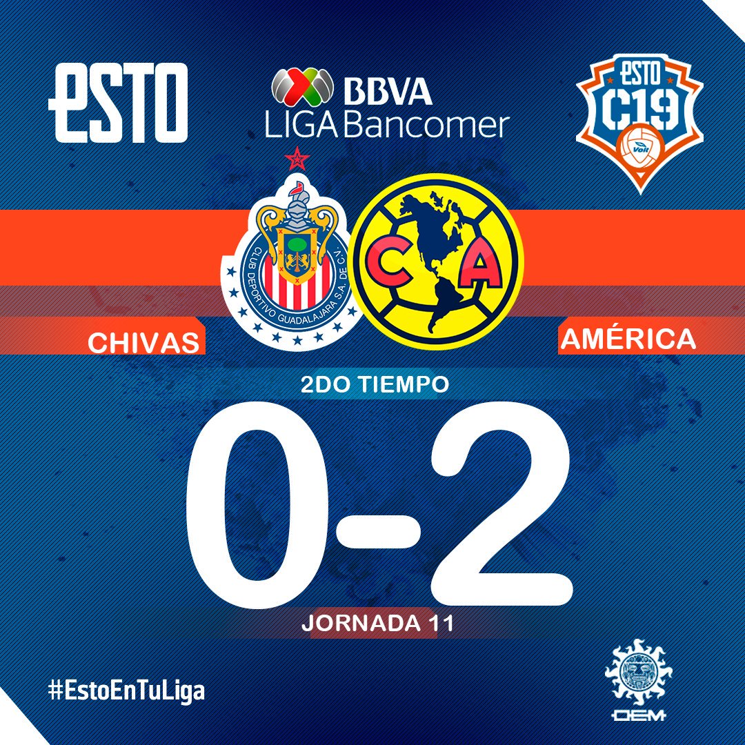 ESTOJALISCO's tweet photo. #LigaMX 🇲🇽  64´⏱️GUDIÑO EVITÓ EL TERCERO 

Aguantó el bombazo de Renato a primer palo   

🐐0⃣🆚2⃣🦅  

🔴#ENVIVO ▶️https://t.co/uykfnkvTCW https://t.co/tIZTWoQfGg