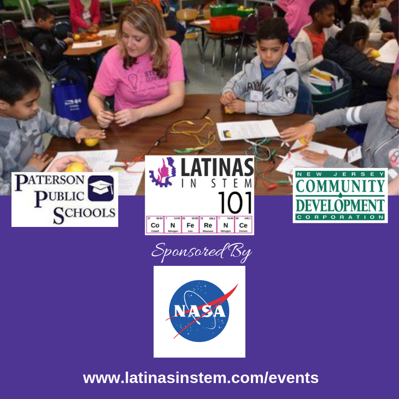 LatinasinSTEM's tweet photo. Thank You @NASA for supporting #LatinasinSTEM101 Conference in Paterson on March 23rd! | Open to 3rd to 8th grade students and their parents. CLICK ON GET TICKETS TO REGISTER.
#LatinasinSTEM #NJSTEMMonth https://t.co/93evkpy5oY