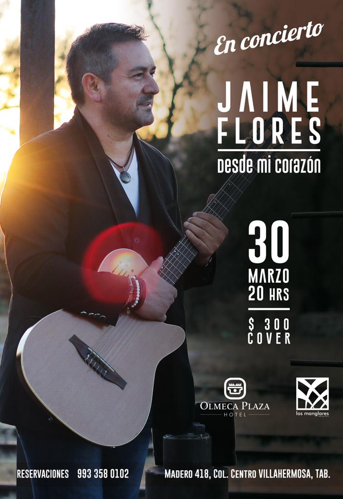 AMHMT's tweet photo. No te pude perder el Concierto de Jaime Flores en el Hotel @olmeca_plaza eel día Sábado 30 de marzo de 2019 a las 20:00 horas #CentroHistórico #Villahermosa #Tabasco reserva al (993) 3580102 te esperamos #DestinoTabasco https://t.co/AeptasTZ7D