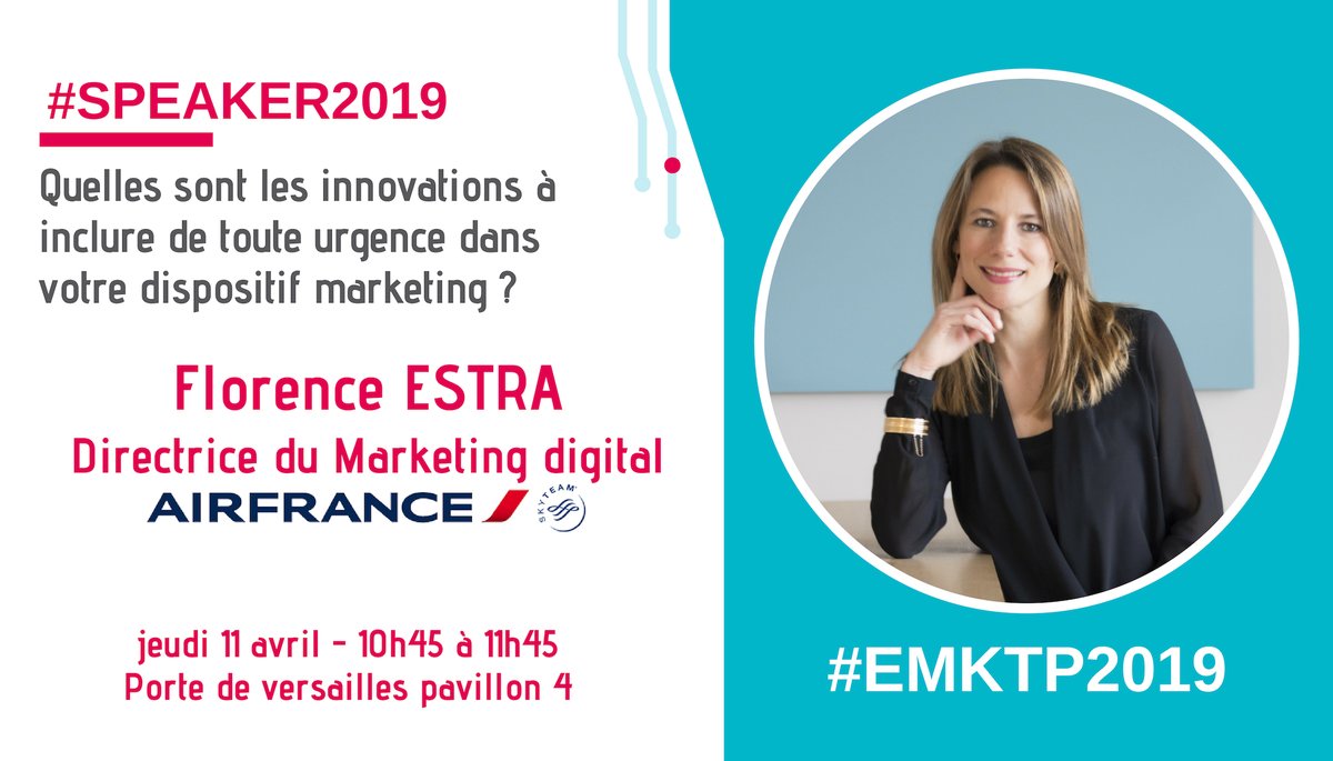 ChanPerco's tweet photo. Quelles sont les innovations à inclure de toute urgence dans votre dispositif marketing ? Entre :
🗣️ Reconnaissance vocale
🤖 #Robots
💬 #Chatbots
🕶️ #VR et bien d'autres ?

Pour le découvrir, inscrivez-vous à la conférence le 11 avril à 10H45: https://t.co/TtnmbgPeqe

#EMKTP2019 https://t.co/qzxo5atrB5