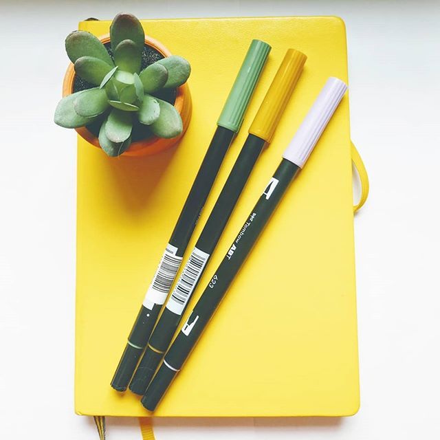 AHmygdala's tweet photo. Thanks to @chirpsandcheers for the new @tombowusa brush pens!  So glad I finally checked out the shop!

#inkandore #tombowdualbrushpens #shoplocal #brushlettering #handlettering #leuchtturm1917 #sarahjewellcreates #okc https://t.co/N3Cl0IHiru https://t.co/qtFtusCy29
