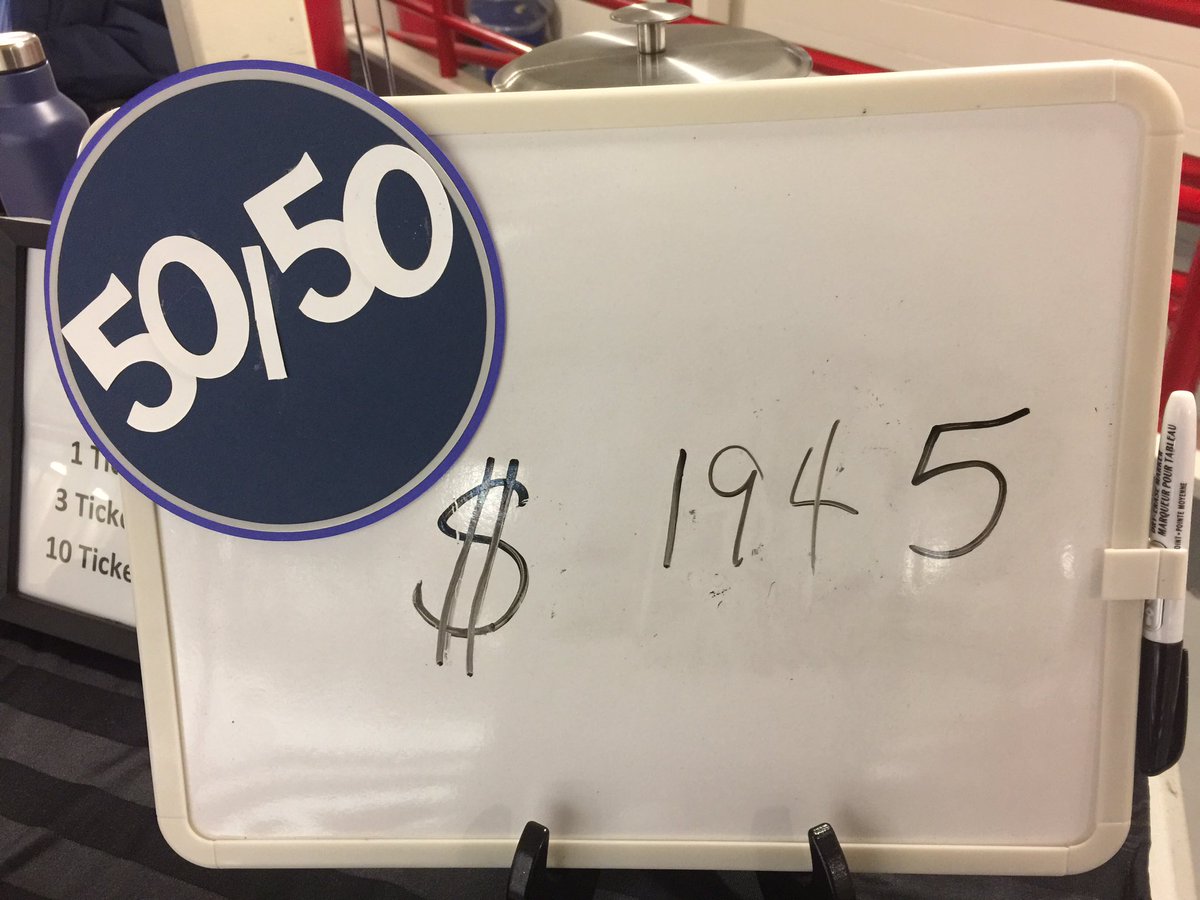 CalgAARingette's tweet photo. Our #2019AAProvs raffle baskets are still going and 50/50 is at $1945! All closes at 6pm, winners announced at 7pm. Get your tickets at Father David Bauer arena, catch some great ringette! #stillgoing #feelinglucky #teamwork #digdeep #thankyouvolunteers https://t.co/7Zfk0zDTMy