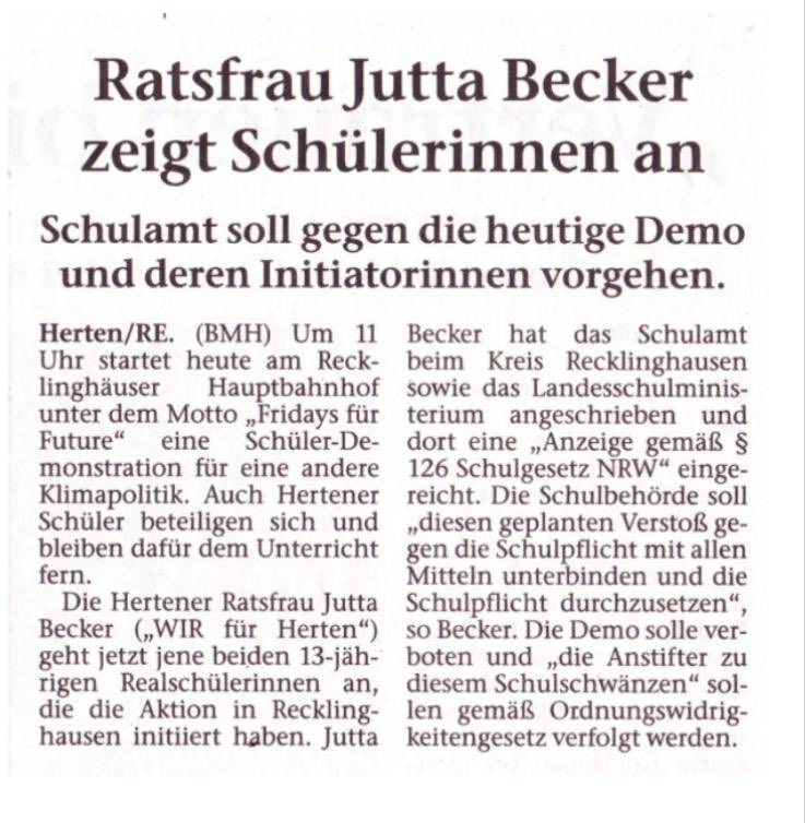 [thread] Wir solidarisieren uns mit allen, die von Repression betroffen sind, weil sie sich für eine bessere Welt einsetzen! 

#FridaysForFuture #Oldenburg #Recklinghausen