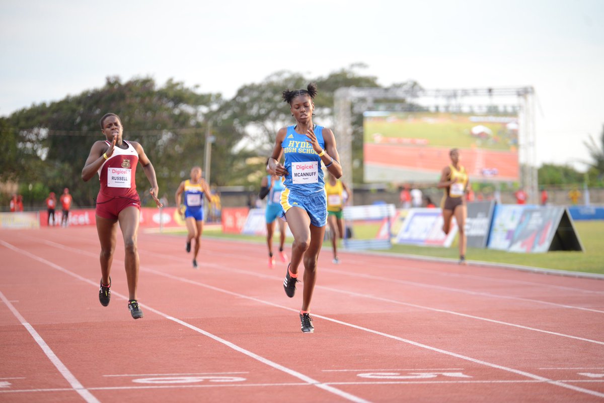 DIGICELJamaica's tweet photo. The track is hot here at the #DigiGrandPrix Final here at the GC Foster College.
Catch the action live on @SportsMax_Carib and #PlayGo. https://t.co/UBkwFFg2jq