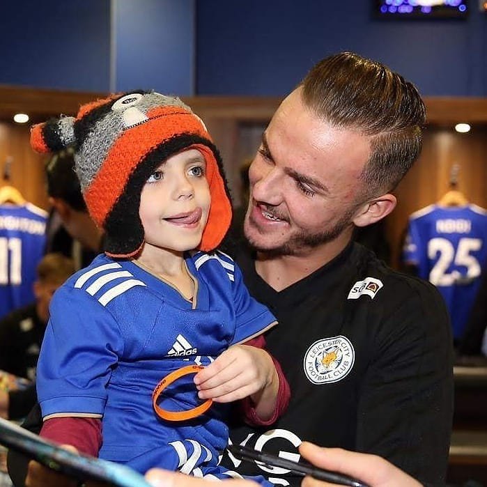 SuperStrongSoph's tweet photo. Thank you @Madders10 for a lovely tribute to Sophie today. Sophie would have been watching. Family and friends are so proud.

You are a special footballer and a special person. You deserve lots of respect and the plaudits are well earned. 

Well done @LCFC on a great win xx https://t.co/6hAzxEZUyW