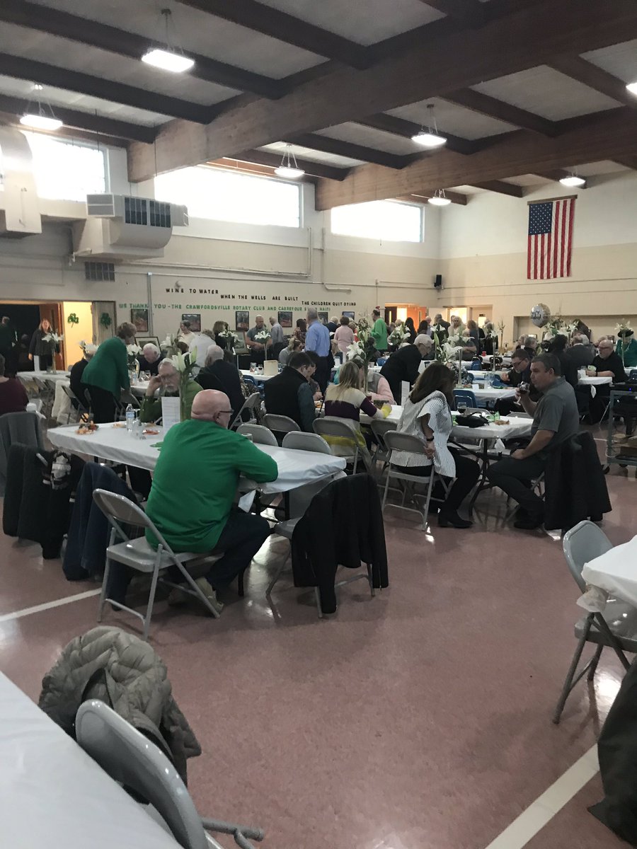 davidabathe's tweet photo. Rotary Auction at St. Bernard’s in Crawfordsville, Indiana. Raising funds for fresh water wells in Haiti. https://t.co/j54yytKV3k