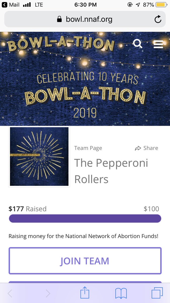 We’ve hit our goal of $100 so help the Pepperoni Rollers reach our new goal of $250 for abortions! bowl.nnaf.org/ncwvdsa2019