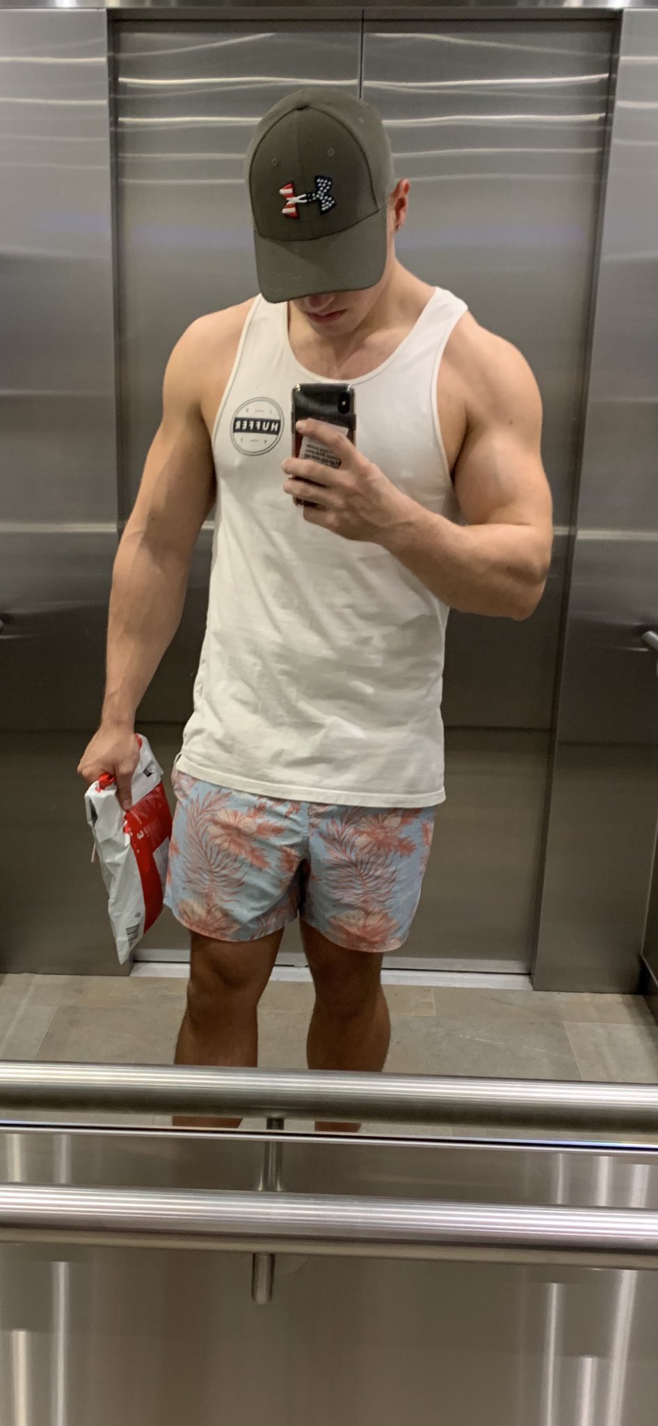 Big cock in shorts