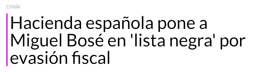 Oye Bosé @BoseOfficial ... "cobarde e indigno" es evadir millones de Euros en impuestos y arrancarse a México para no irse en canela 

Bachelet en un par de semanas más va a visitar en misión oficial Venezuela... ¿Y tú.. cuando vas a ir a España a pagar tu evasión tributaria?