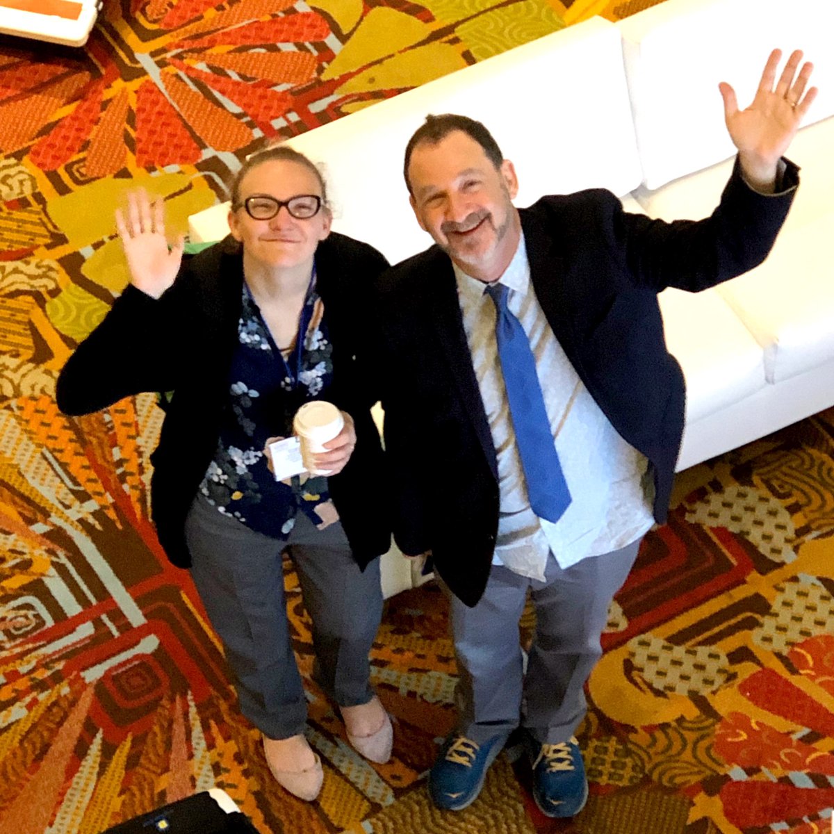 TorrieKFields's tweet image. This fella became a fellow today! So proud of ResolutionCare founder &amp;amp; my #hpmbestie @MichaelDFratkin for being one unicorn of a doc! #hpm19