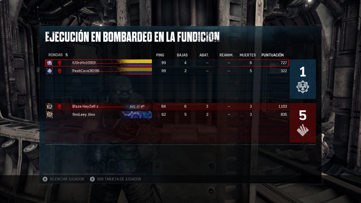 SmileyJinx's tweet photo. Jugando dubs con el buen man @heyzersk8 somos tan pro! 😋😊
#GearsofWar4 #dubs https://t.co/9XicGTDozd