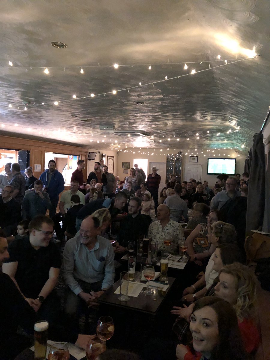Great to see the club packed for our annual race night. Organised and run by <a href="/dan_mcternan/">Dan McTernan</a> it was a super night had by all. Funds raised for the club to keep improving the facilities and club all the time. Super food from <a href="/RHBinksandSons/">R.H Binks & Sons</a> #allardsleyarentwe