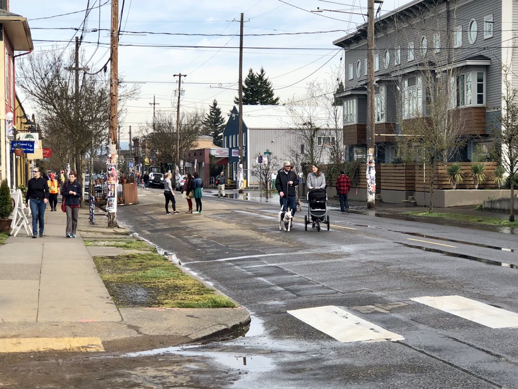 BrianASKATU's tweet photo. People ride and walk down the center of Alberta as the water line recedes along this stretch #LiveOnK2 https://t.co/AFHoPkyGXi