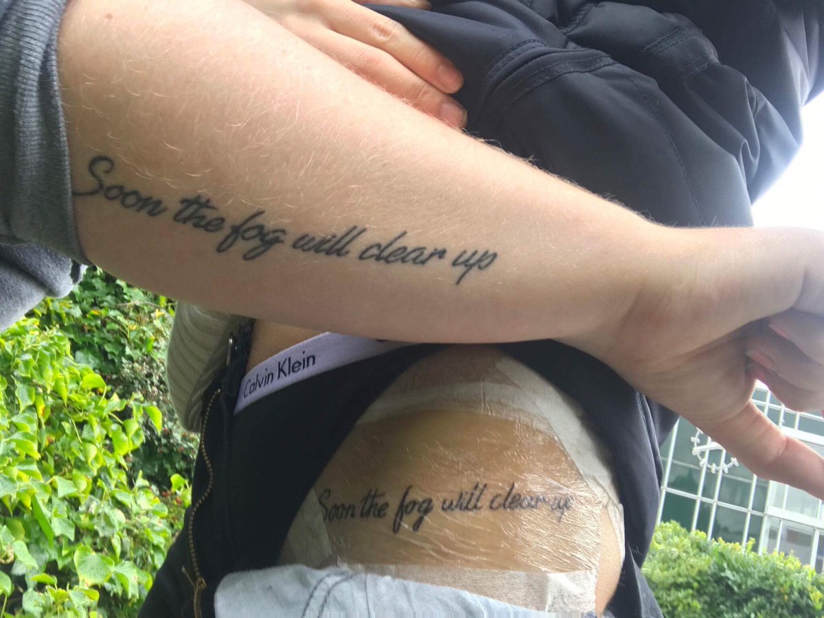 cuddleforaaron's tweet photo. Thank you for letting me to meet the most amazing and important person in my life and that’s because of you.(and who I’m shearing my tattoo with) https://t.co/stfWxBcWpA