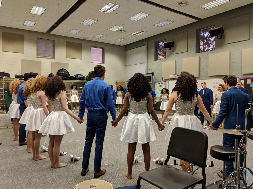 Clover Hill in warmups!