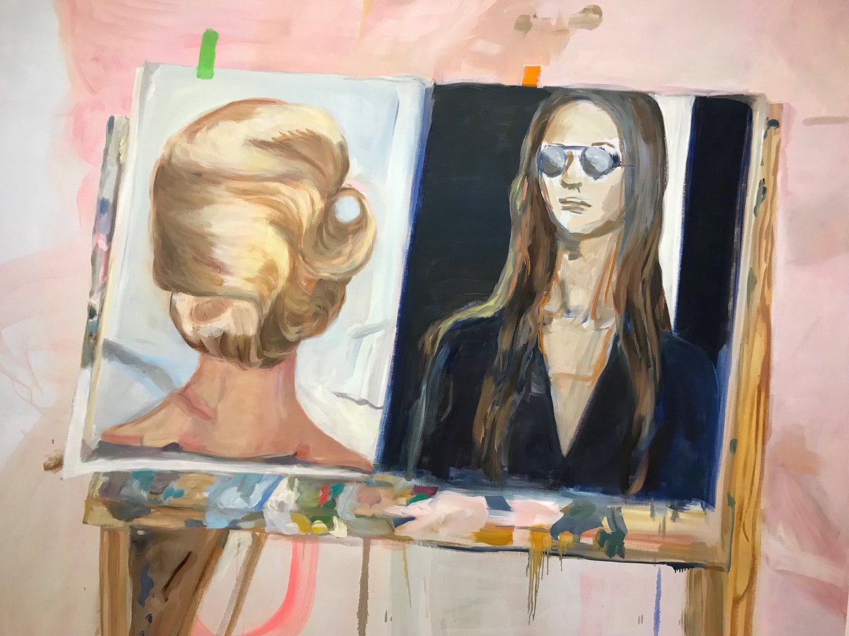 DiorAnDunkaroos's tweet photo. Highly recommend going to the Art Gallery of Guelph!! Recently they have an exhibit by Janet Werner called “What Time is it, Mr. Wolf” with her paintings inspired by vintage fashion and beauty magazines ☺️😍 https://t.co/XD2JHlDIGo