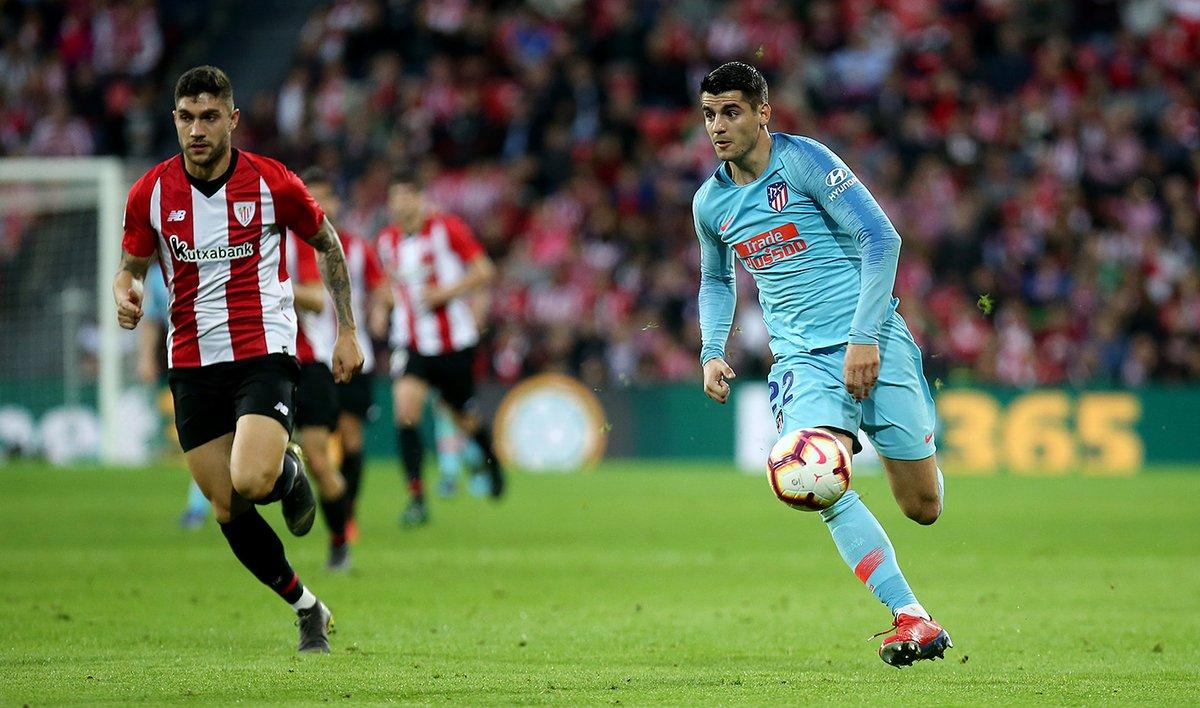 FT #Laliga
Athletic Bilbao 2-0 Atletico Madrid
( 73' Inaki Williams, 85' Kenan Kodro)