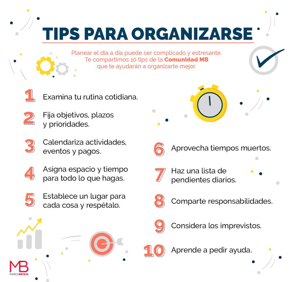 MarcoBeteta's tweet photo. #ComunidadMB #TipsMB Si eres de los que no les da la vida o necesitan que el día tenga 25 horas, estos consejos te harán menos complicado organizarte.
Conoce más de la importancia de tener orden en tu vida.
👉 https://t.co/sp3jnATyMm 👈 https://t.co/rWN8ZERecW