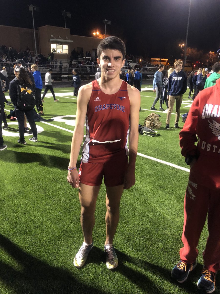 GrapevineXC's tweet photo. BREAKING NEWS!!! Ryan Shumaker with an unofficial time of 14:55 in the 5k and a new school record! What a beast!!💪🏃🏻‍♂️ https://t.co/DDZWQy8h5I