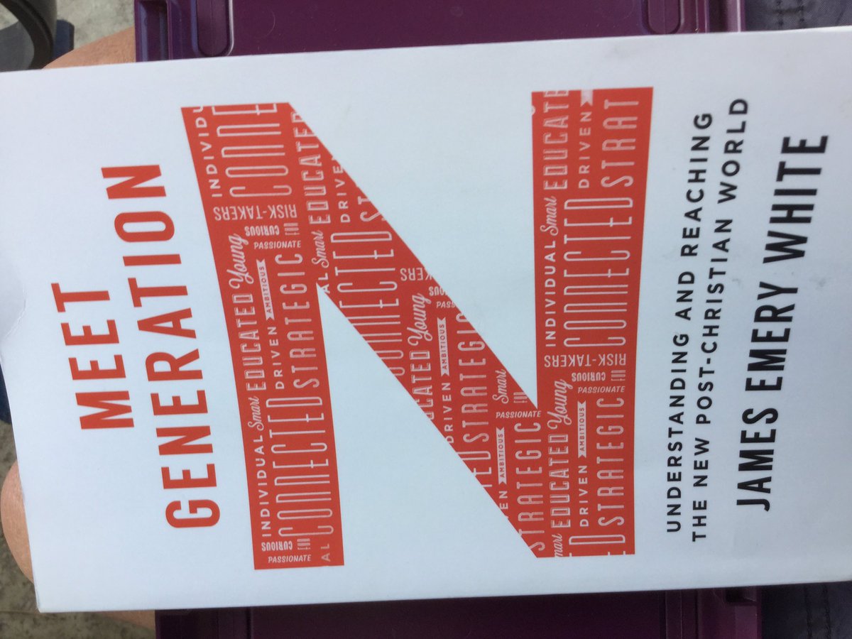I loved #MeetGenerationZ by <a href="/JamesEmeryWhite/">James Emery White</a>//ChurchAndCulture.org <a href="/ReadBakerBooks/">Baker Books</a>  WOW