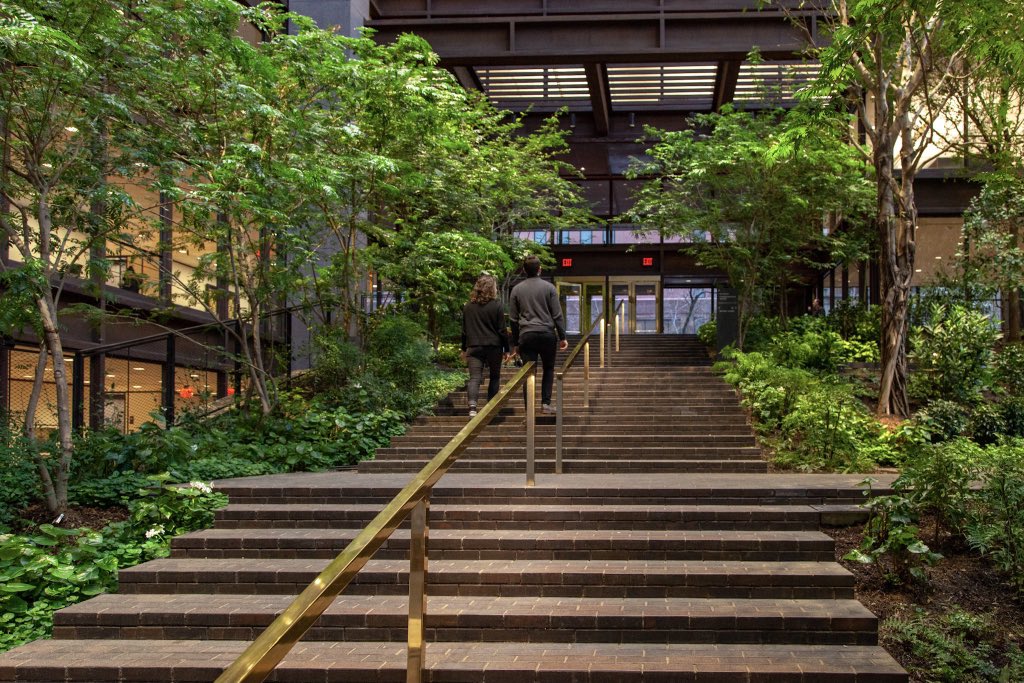 DohertyBarrett's tweet photo. Congrats SiteWorks for winning @ASLA_NY 2019 Honor Award for @FordFoundation atrium https://t.co/ayiGnVtBpT