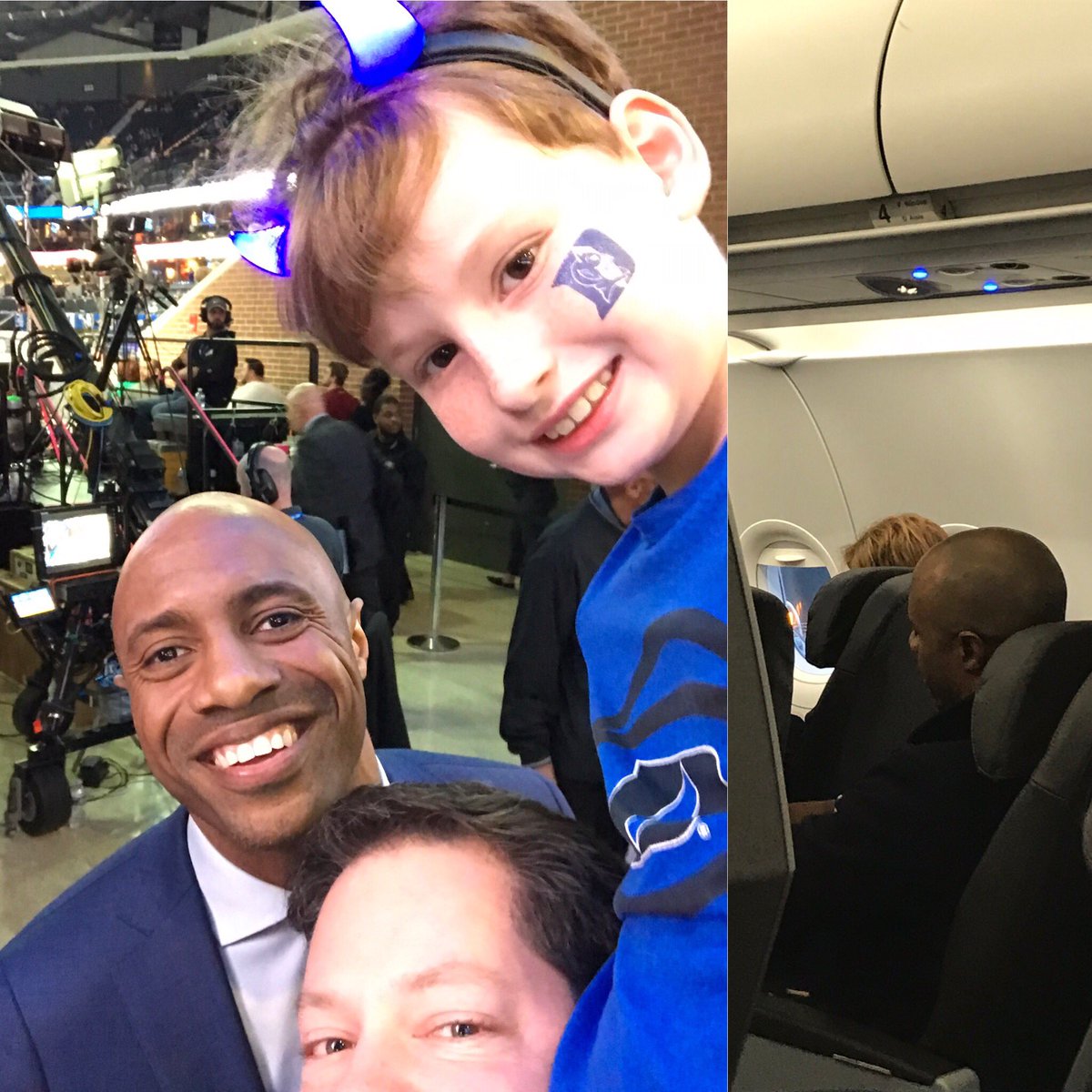 CJeffCampbell's tweet photo. @realjaywilliams and I have spent some quality time together this week. #GoDuke #Creeper https://t.co/O4ZZAK5UTG