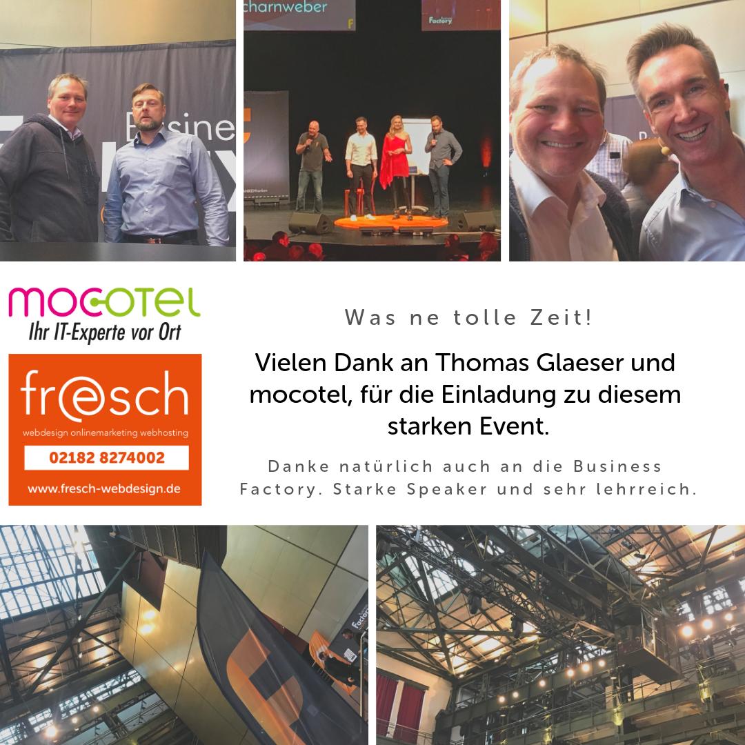 freschwebdesign's tweet photo. [Werbung] Was ne tolle Zeit! Vielen Dank an Thomas und @mocotel_service für die Einladung zu diesem starken Event. Danke natürlich auch an die BusinessFactory. Starke Speaker und sehr lehrreich. https://t.co/fZDizcWvXc