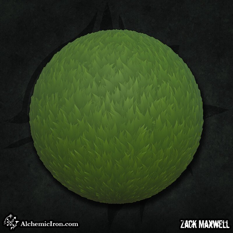 AlchemicIron's tweet photo. It took me way longer than it should have, but I've finally finished working on some #stylized grass in #SubstanceDesigner

#GameArt #3... https://t.co/8ZFdLI767P