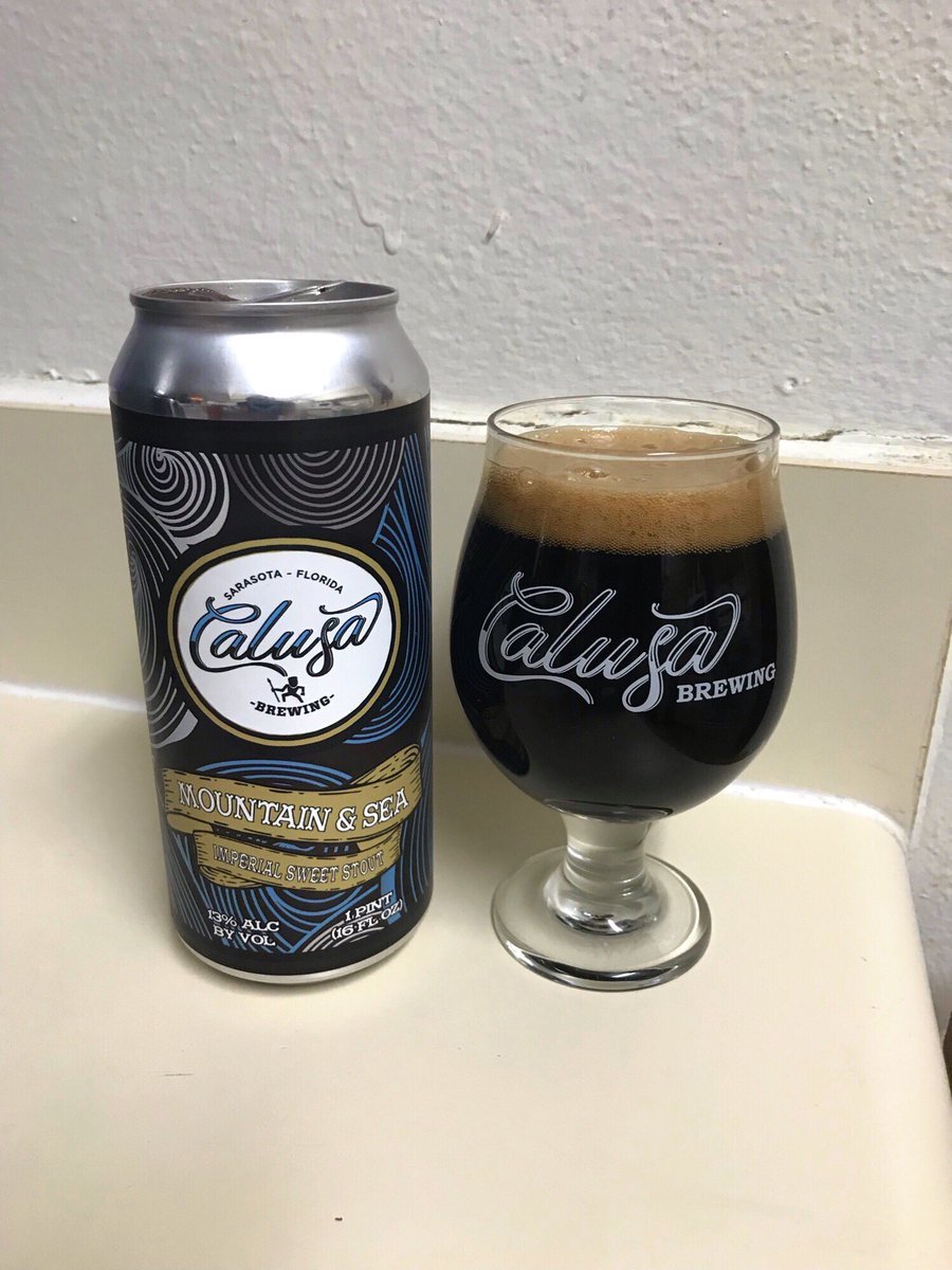 NaturallyP1's tweet photo. @CalusaBrewing kicking ass with their Mountain & Sea Imperial Sweet Stout! https://t.co/HlkknlE9Ic