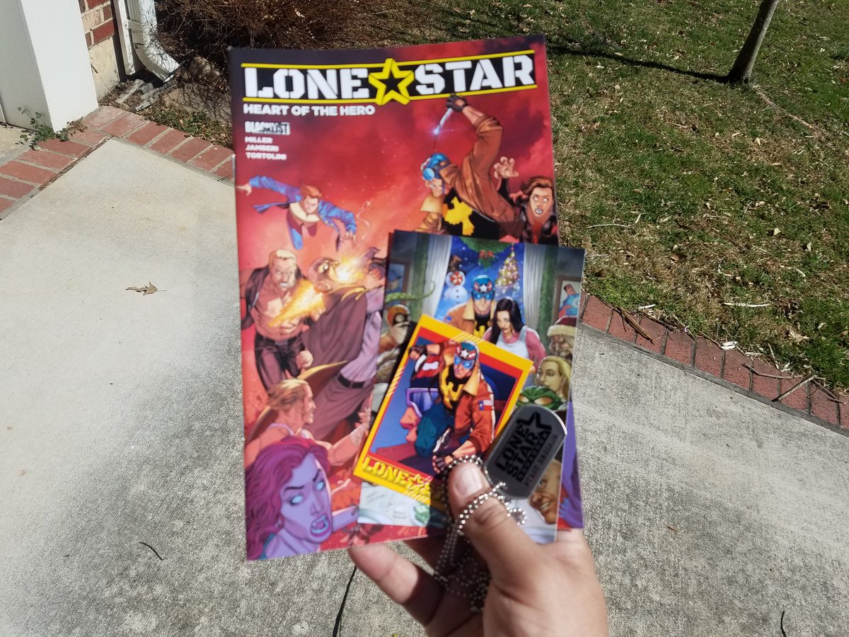 THIS JUST IN!!! LoneStar!!! In Mint Condition! Break time to give it a read! 🤗Lookin' good  @AbacusMike!!!!

#fulfillment #comicsgate #gotit #backer #delivered #CG2019 #NewComics #Lonestar