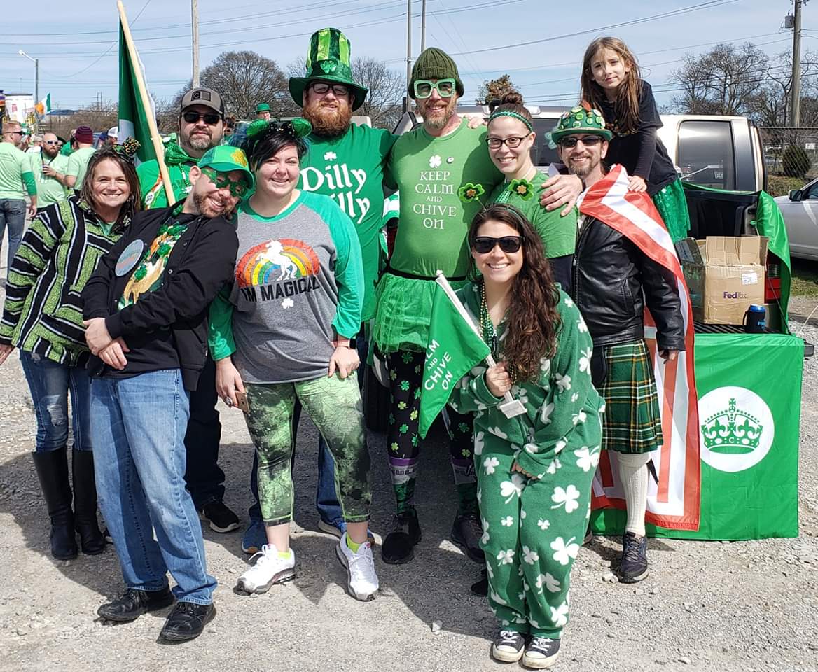 Had so much fun today at the St. Patrick's day parade! Thank you <a href="/SidetracksHSV/">SidetracksHSV Music</a> for letting us hangout afterwards!
