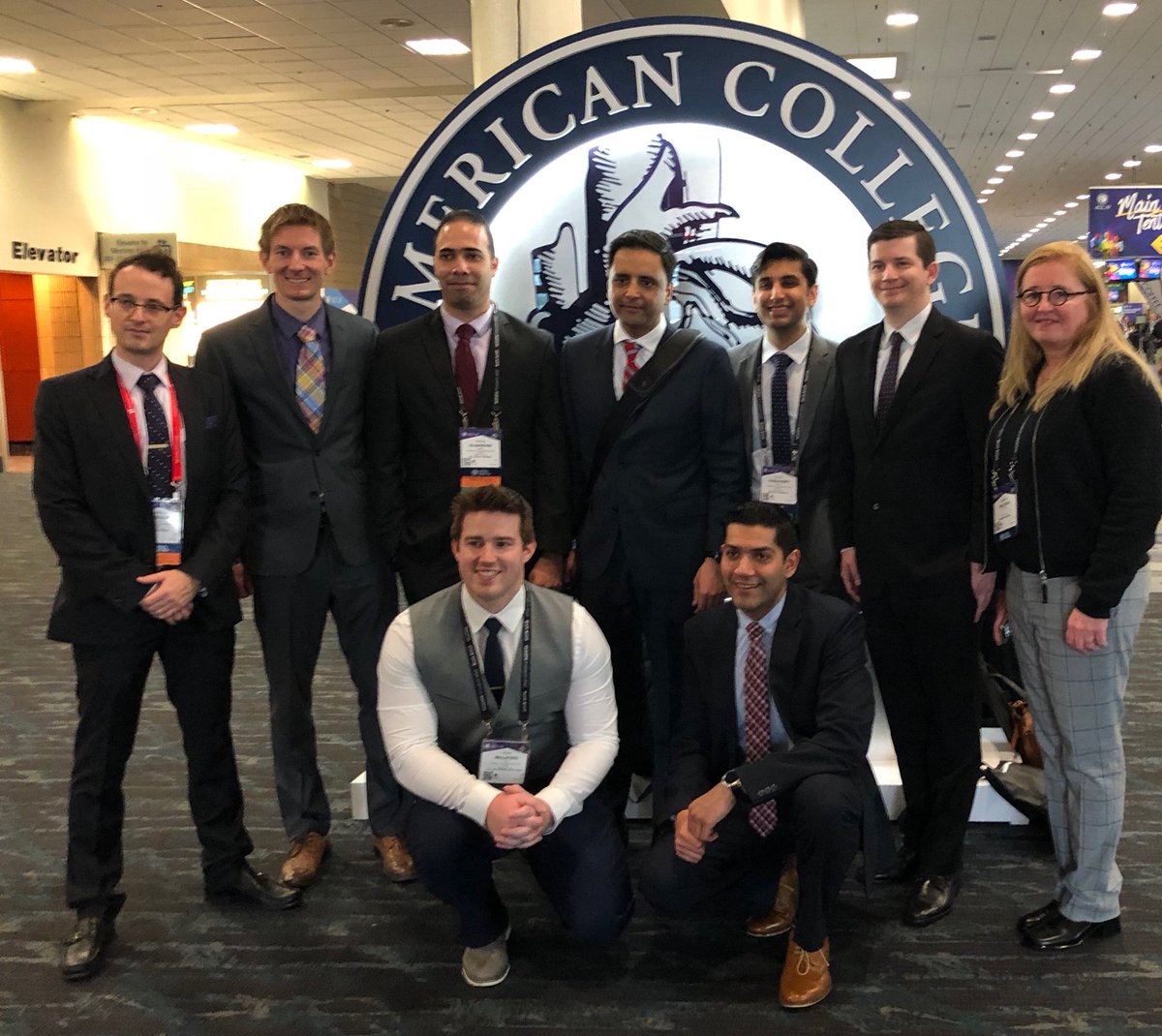 University of Iowa Cardiology fellows and faculty at #ACC19 #ACCFIT <a href="/IntMedatIowa/">Internal Medicine at Iowa</a> <a href="/ChadWard1/">Chad Ward</a> <a href="/Malqasrawi/">Musab Alqasrawi</a> <a href="/IowaACC/">Iowa Chapter of the American College of Cardiology</a> <a href="/ACCinTouch/">American College of Cardiology</a> <a href="/ACCmediacenter/">ACC Media Center</a> <a href="/uihealthcare/">University of Iowa Health Care</a>