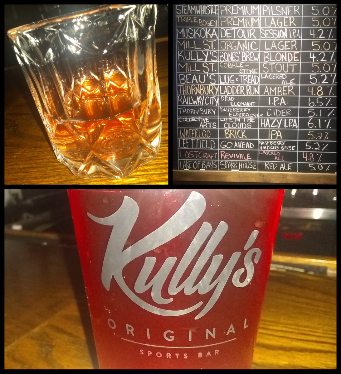 Really enjoyed this #Raspberry &amp; #Hibiscus "Go Ahead Gose" from <a href="/LeftFieldBrew/">Left Field Brewery</a> and the #Blueberry &amp; #Elderflower #Cider from <a href="/ThornburyCraft/">Thornbury Cider&Beer</a> tonight at <a href="/KullysSportsBar/">Kully's Sports Bar</a> while preparing for #StPatricksDay 
#ONCraftBeer #CraftBeer #Beer #KOSB #Niagara