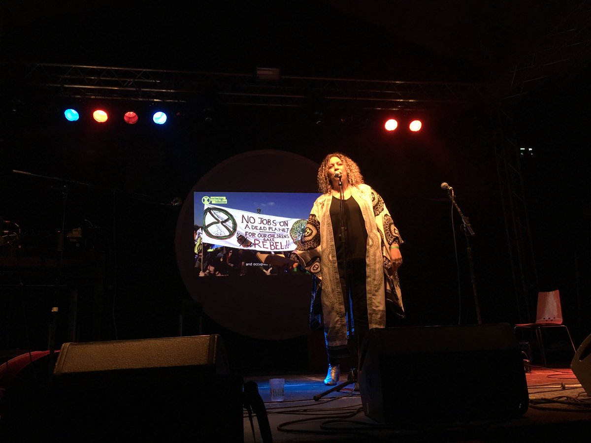 ExtinctionR's tweet image. "The original #occupy poet @PeteTheTemp", @OccupyLondon

"The jaw dropping poet ⁦@salenagodden⁩", @JamieKelseyFry

"A brilliant event", @MarcusxGrant

"#ExtinctionRebellion great to be part of [this]", @TGO_OutdoorGyms

#SpringUprising festival, join us: springuprising.com