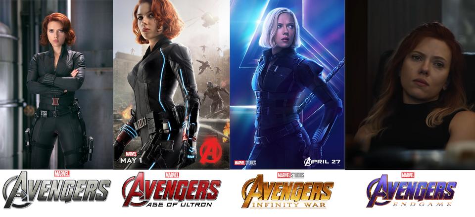 Mcu Crps On Twitter Black Widow Y Sus Distintos