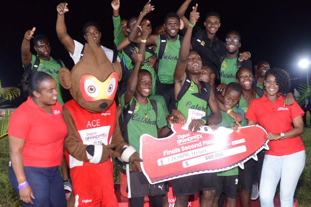 DIGICELJamaica's tweet photo. Well done schools!
Congrats to the 2nd and 3rd place winners of the #DigiGrandPrix Calabar and @jamaicacollege for the boys and Edwin Allen and Holmwood for the girls. https://t.co/B7TgoPIeQ0