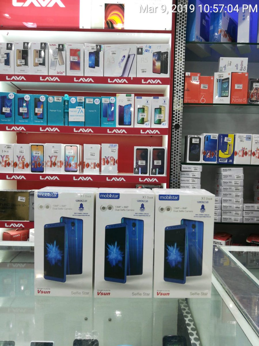 VsunMobility's tweet photo. Mobiistar smartphones display across electronic shops in the UAE. Visit and shop now for some additional freebies and discounts.

#mobiistar #enjoymore #vsun #smartphone #UAE #mobiles #smartphones https://t.co/GVqq4PtrvW