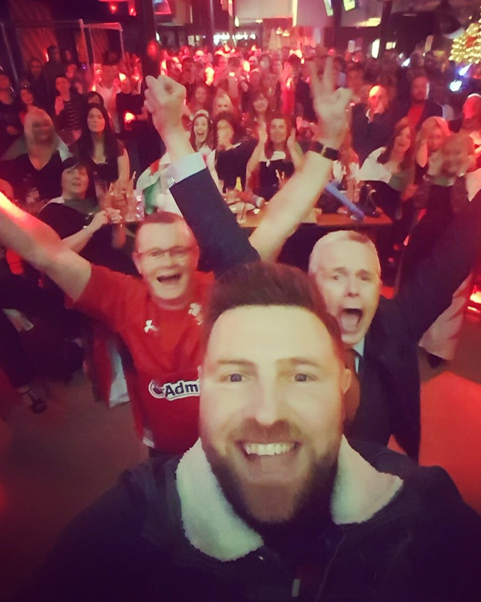 peteraclement's tweet photo. #SixNationsRugby #wales #champions @SwanseaOnline10 this just captures the passion yesterday. #CymruAmByth https://t.co/AZhK3VqyaV
