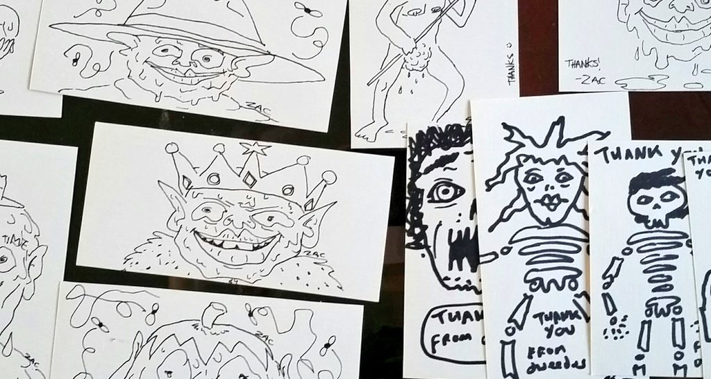 magicdweedoo's tweet photo. Here are some good drawings by @ChemicalWit and bad drawings by me that you get with these orders^ https://t.co/aBFWMnoZ1c