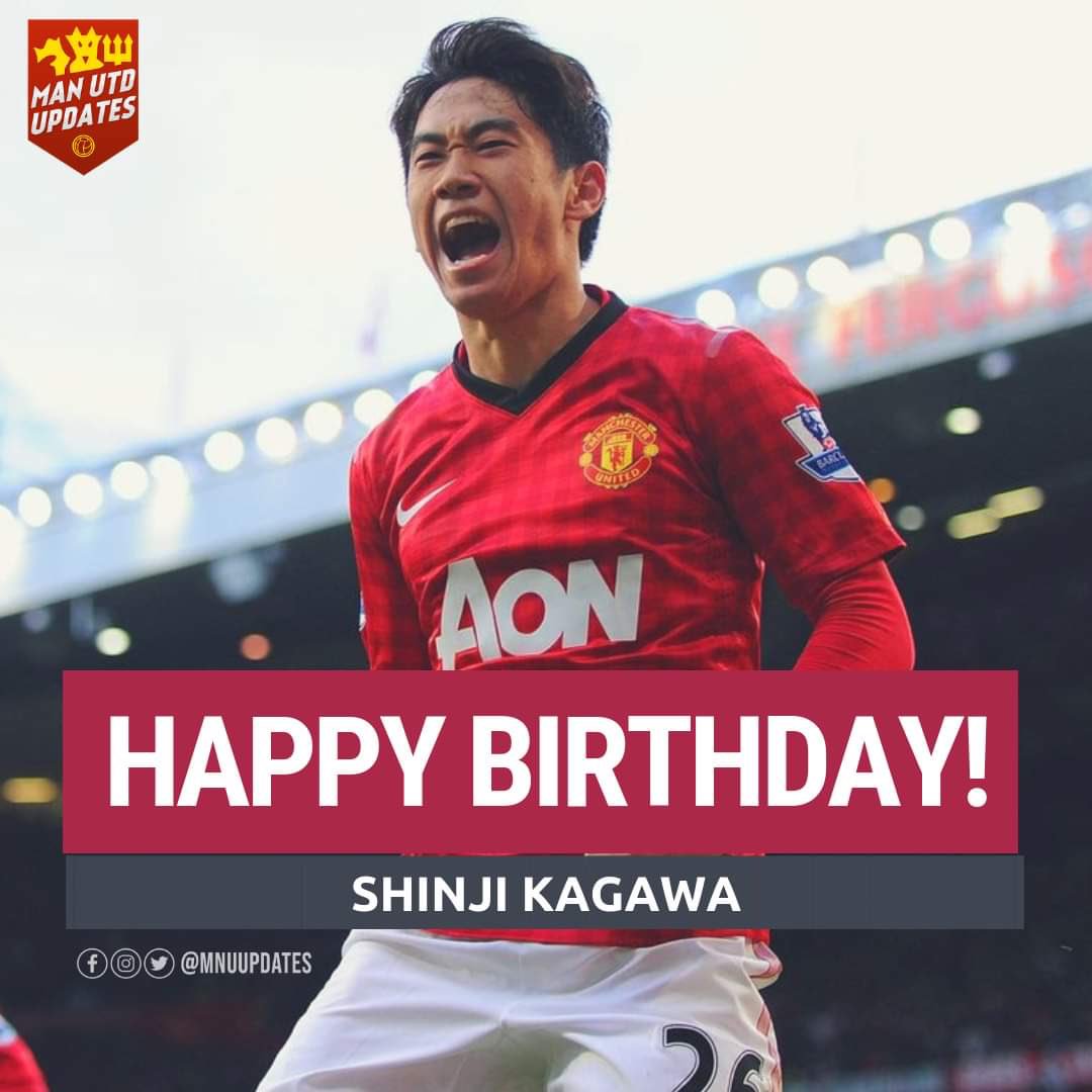 Happy 30th birthday to ex red Shinji Kagawa.    