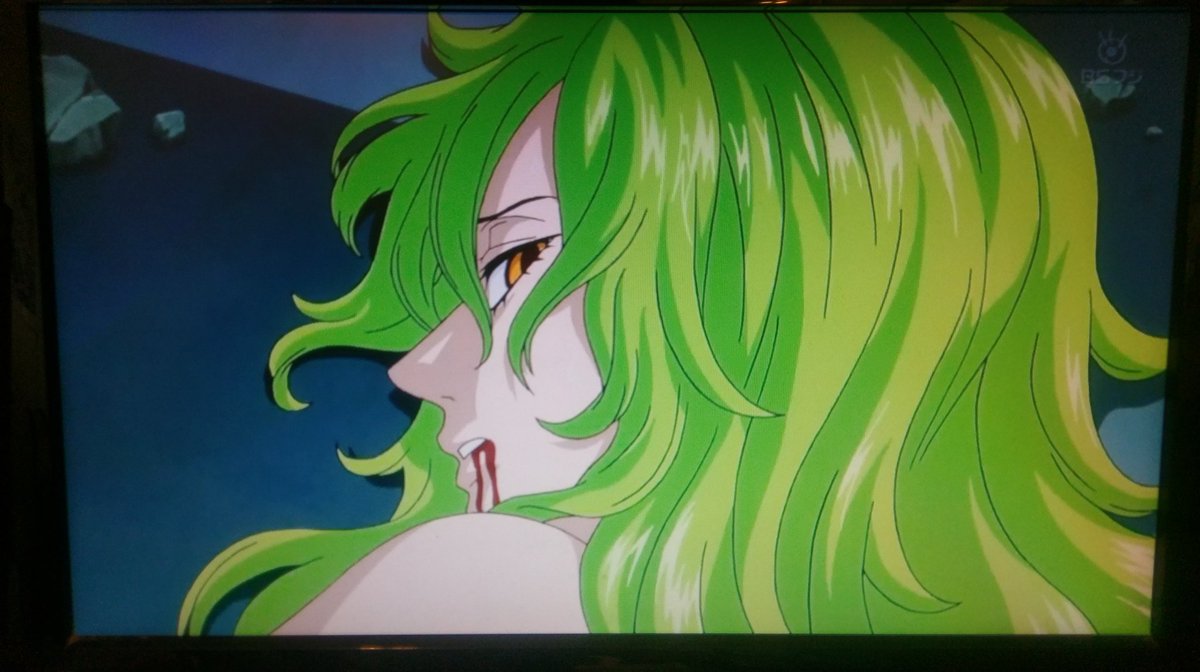 竜水 ツイート探したらあった モネさん心臓刺されるシーンアニメだとすごい作画綺麗だから見て Twitter