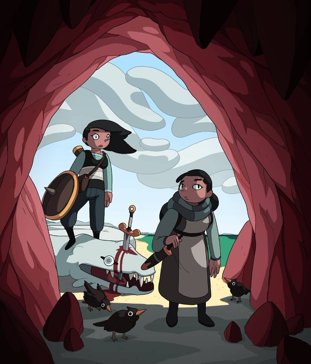#characterdesign red cave